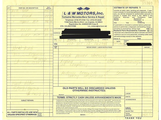 1970 Mercedes-Benz 280SE (CC-2090620) for sale in Beverly Hills, California