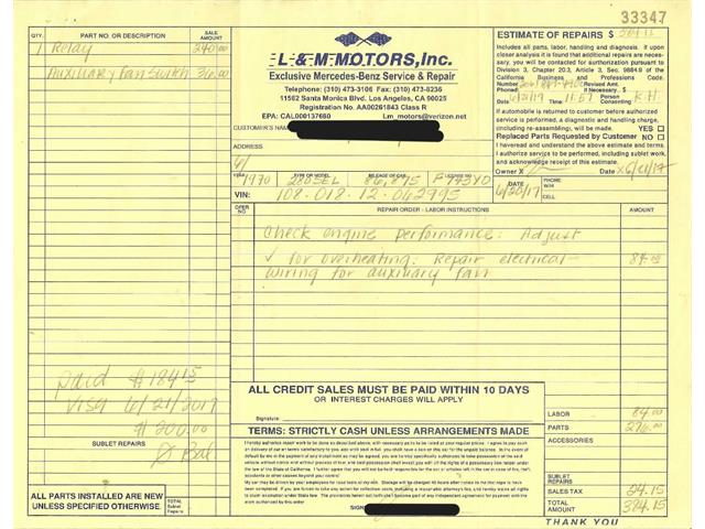 1970 Mercedes-Benz 280SE (CC-2090620) for sale in Beverly Hills, California