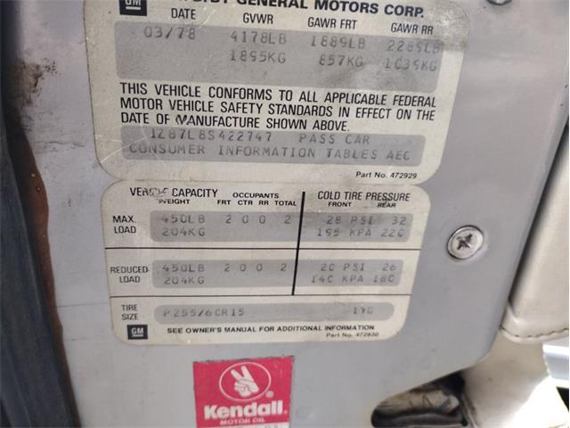 1978 Chevrolet Corvette (CC-2096350) for sale in Palmetto, Florida