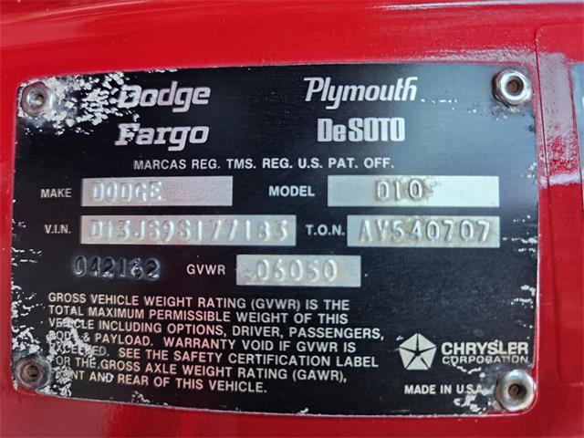 1979 Dodge Little Red Express (CC-2096525) for sale in Vaudreuil-Dorion, Quebec