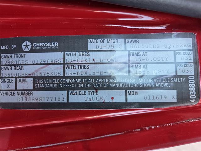 1979 Dodge Little Red Express (CC-2096525) for sale in Vaudreuil-Dorion, Quebec
