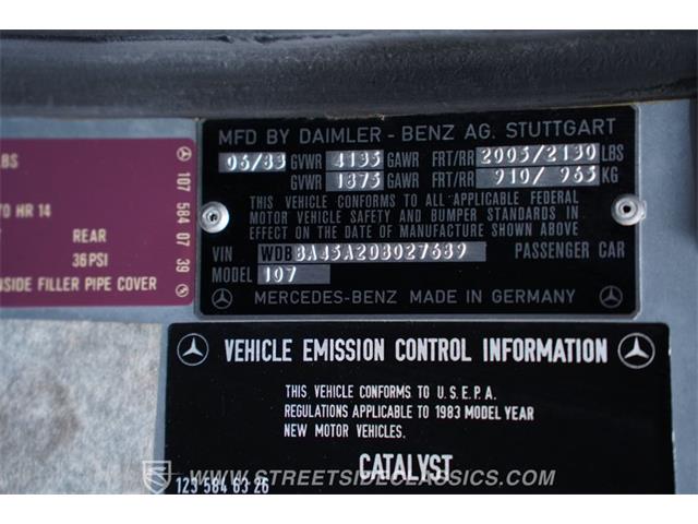1983 Mercedes-Benz 380SL (CC-2096627) for sale in Lithia Springs, Georgia