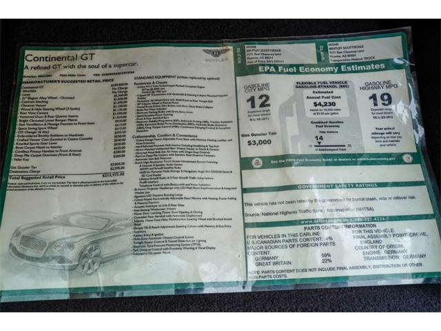 2012 Bentley Continental GT (CC-2096718) for sale in Ramsey, Minnesota