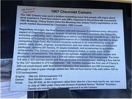 1967 Chevrolet Camaro (CC-2096772) for sale in Roseville, California