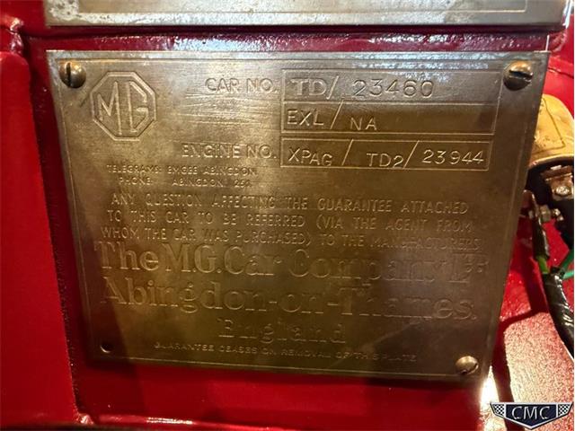 1953 MG TD (CC-2096811) for sale in Benson, North Carolina