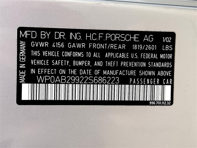 2002 Porsche 911 Turbo (CC-2096855) for sale in Flowery Branch, Georgia