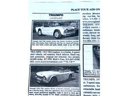 1963 Triumph TR4 (CC-2097113) for sale in Elyria, Ohio