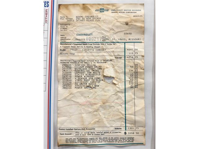 1967 Chevrolet Corvette (CC-2097120) for sale in West Chester, Pennsylvania