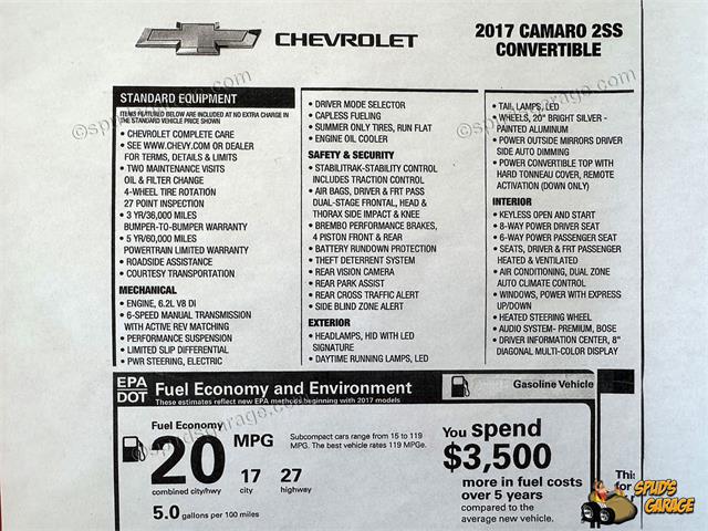 2017 Chevrolet Camaro SS (CC-2097138) for sale in Meridian, Idaho