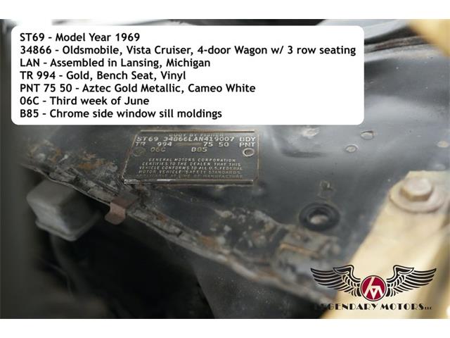 1969 Oldsmobile Vista Cruiser (CC-2097348) for sale in Rowley, Massachusetts