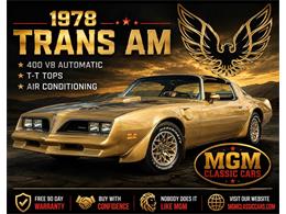 1978 Pontiac Firebird Trans Am (CC-2097436) for sale in Addison, Illinois