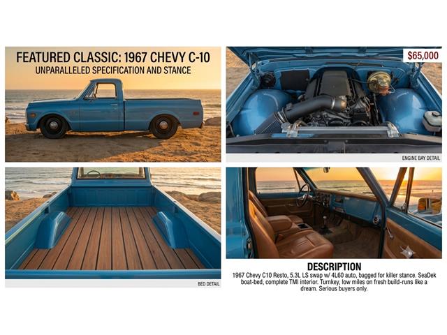1967 Chevrolet C10 (CC-2097610) for sale in Chula Vista , California