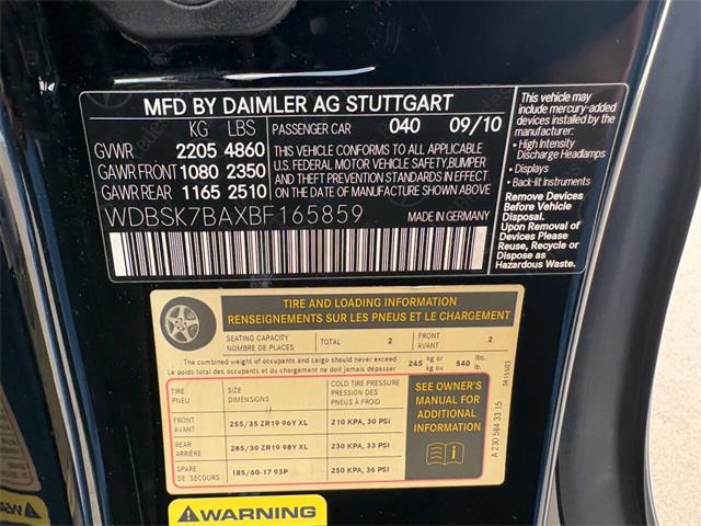 2011 Mercedes-Benz SL-Class (CC-2097714) for sale in Bradenton, Florida