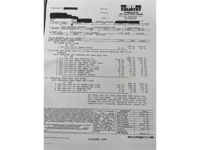 1998 Porsche Boxster (CC-2097842) for sale in Hilton, New York