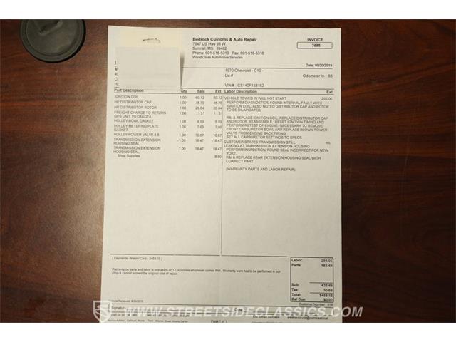 1970 Chevrolet C10 (CC-2097954) for sale in Mesa, Arizona