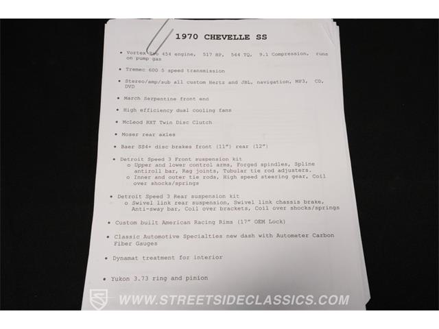 1970 Chevrolet Chevelle (CC-2097959) for sale in Concord, North Carolina