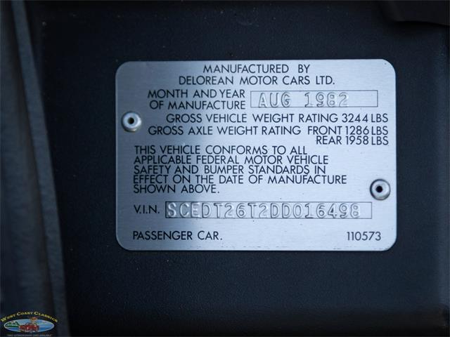 1983 DeLorean DMC-12 (CC-2098062) for sale in Torrance, California