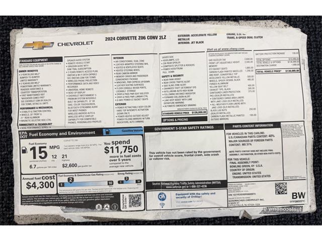 2024 Chevrolet Corvette (CC-2098079) for sale in Farmingdale, New York