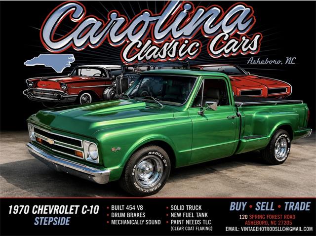 1970 Chevrolet C/K Stepside (CC-2098205) for sale in Asheboro, NC 27205, North Carolina