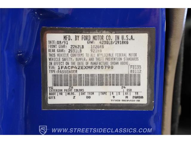 1991 Ford Mustang (CC-2098259) for sale in Concord, North Carolina
