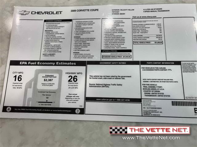 2009 Chevrolet Corvette (CC-2090849) for sale in Oakes, North Dakota