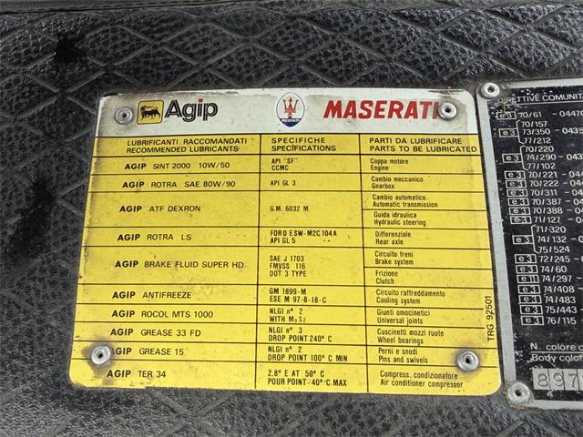 1985 Maserati Quattroporte (CC-2098501) for sale in Elyria, Ohio