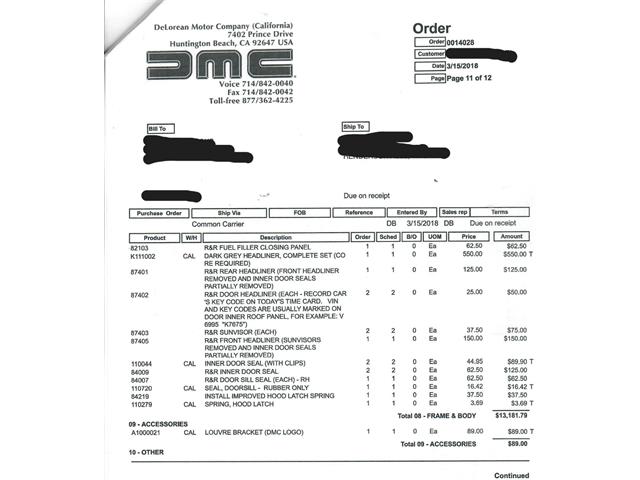 1981 DeLorean DMC-12 (CC-2098546) for sale in Beverly Hills, California