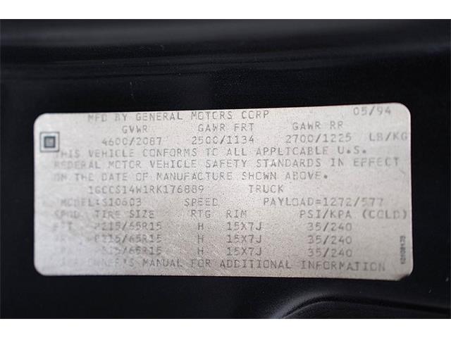 1994 Chevrolet S10 (CC-2098550) for sale in Lithia Springs, Georgia