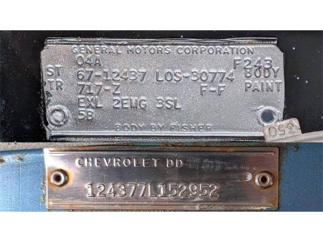 1967 Chevrolet Camaro (CC-2098590) for sale in Cadillac, Michigan
