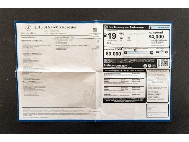 2015 Mercedes-Benz SL63 AMG (CC-2099190) for sale in Southampton, New York