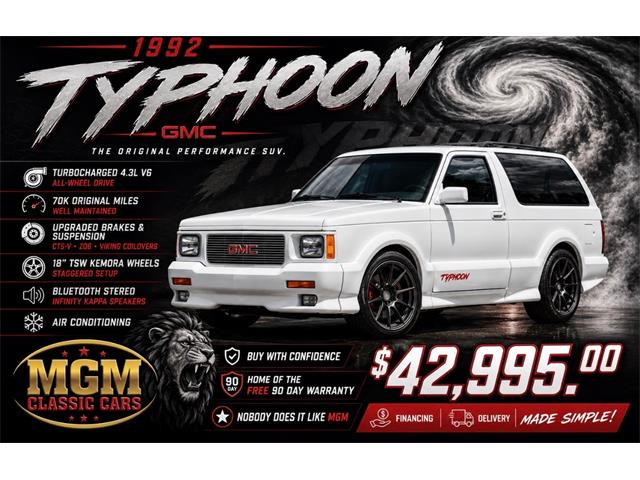 1992 GMC Typhoon (CC-2099249) for sale in Addison, Illinois
