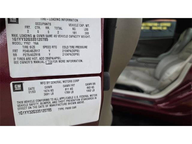 2003 Chevrolet Corvette (CC-2090925) for sale in Mankato, Minnesota