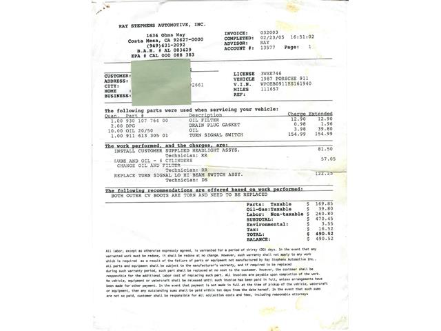 1987 Porsche Carrera (CC-2101073) for sale in Beverly Hills, California