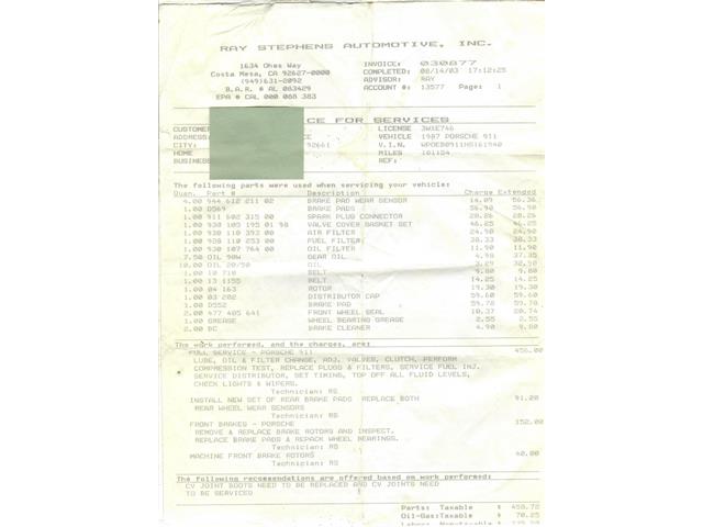 1987 Porsche Carrera (CC-2101073) for sale in Beverly Hills, California
