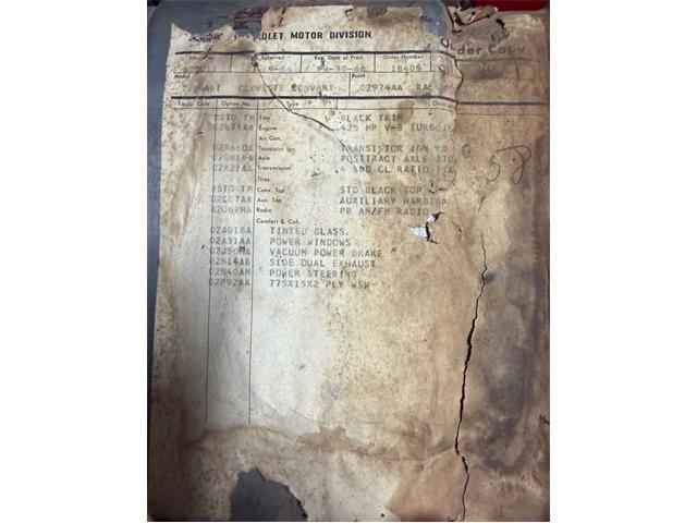1967 Chevrolet Corvette (CC-2101264) for sale in Halton Hills, Ontario