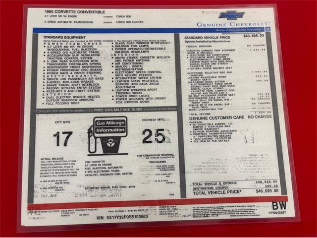 1995 Chevrolet Corvette (CC-2100135) for sale in North Canton, Ohio
