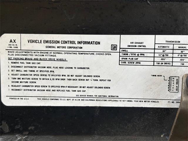 1971 Chevrolet Corvette (CC-2101371) for sale in Bradenton, Florida
