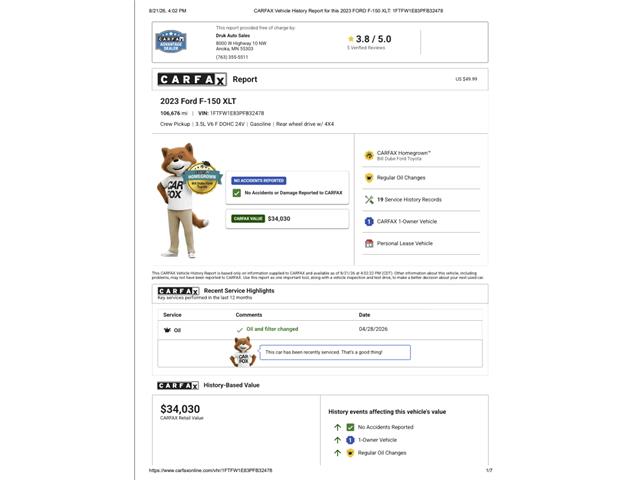 2023 Ford F150 (CC-2101433) for sale in Ramsey, Minnesota