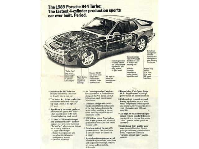 1989 Porsche 944 (CC-2101453) for sale in Costa Mesa, California