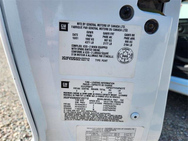 2002 Pontiac Firebird (CC-2101488) for sale in Lolo, Montana
