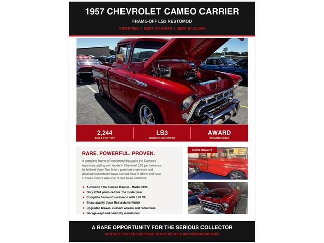1957 Chevrolet Cameo (CC-2101591) for sale in Magnolia, Texas