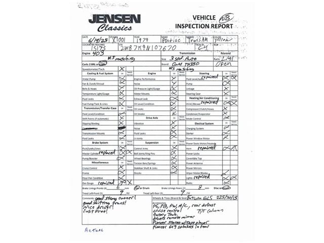 1979 Pontiac Firebird Trans Am (CC-2100161) for sale in Sioux City, Iowa