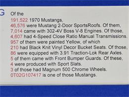 1970 Ford Mustang Boss 302 (CC-2101665) for sale in Saratoga Springs, New York