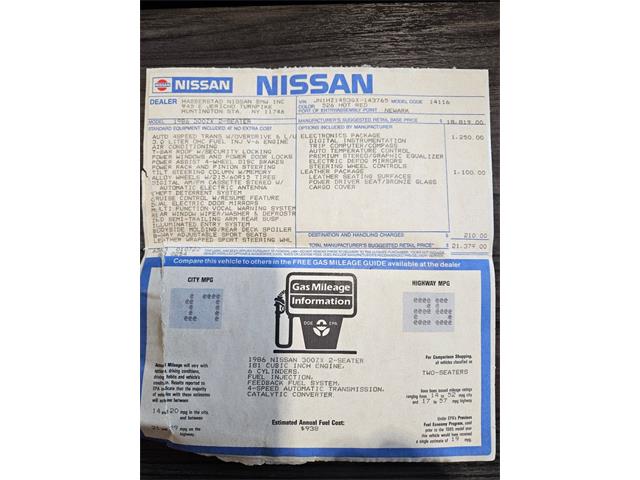1986 Nissan 300ZX (CC-2101689) for sale in West Babylon, New York