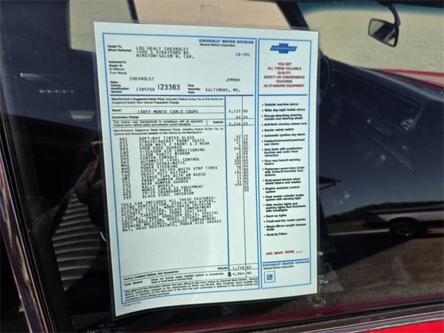 1970 Chevrolet Monte Carlo SS (CC-2101826) for sale in RUSHVILLE, Ohio