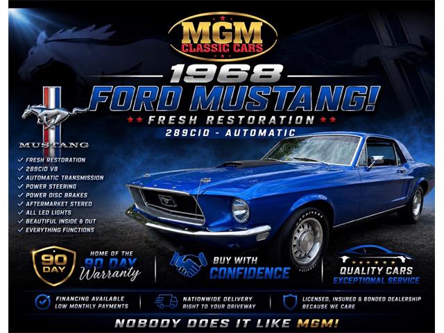 1968 Ford Mustang (CC-2101963) for sale in Addison, Illinois