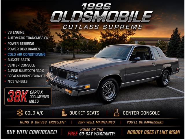 1986 Oldsmobile Cutlass Supreme (CC-2101974) for sale in Addison, Illinois