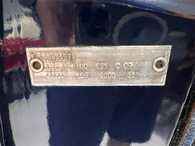 1966 Ford F100 (CC-2102184) for sale in Watford, Ontario