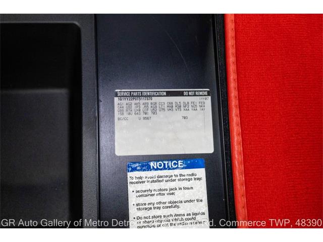 1996 Chevrolet Corvette (CC-2102228) for sale in Kentwood, Michigan