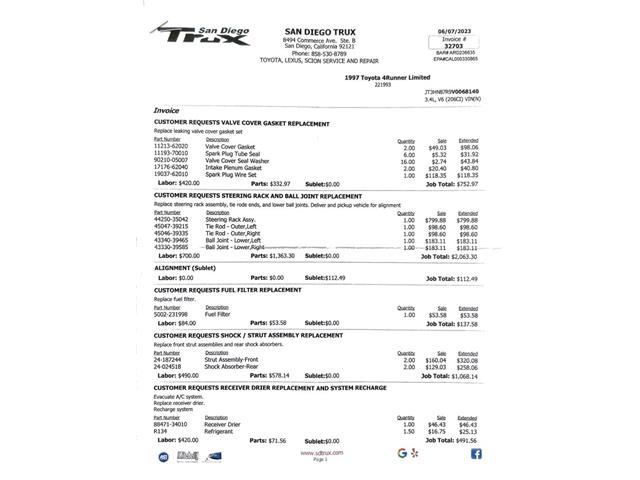 1997 Toyota 4Runner (CC-2102230) for sale in Denver , Colorado